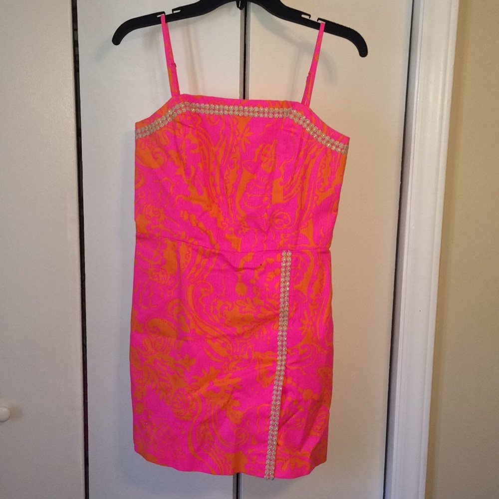 Lilly Pulitzer Dress with sewn in shorts